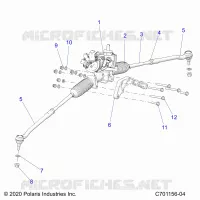 CREMAILLERE DE DIRECTION BOX W/EPS AND RELATED