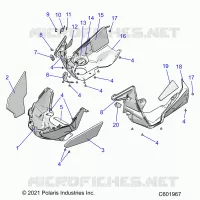 CARROSSERIE AVANT ASM./FENDERS