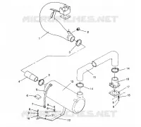 ECHAPPEMENT SL 750 B944070 (4927012701015A)