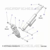 SUSPENSION, SUPPORT AMORTISSEUR , REAR SUSP.