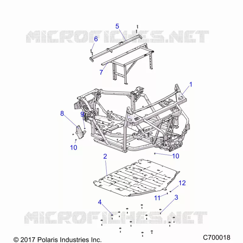 CHASSIS, MAIN FRAME AND SKID PLATES