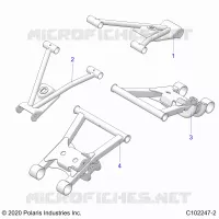 SUSPENSION ARRIERE CONTROL ARMS