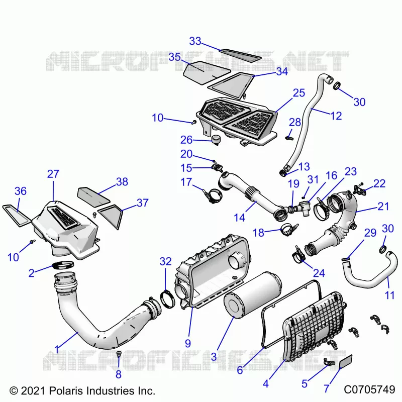 ENGINE, PRISE D'AIR SYSTEM