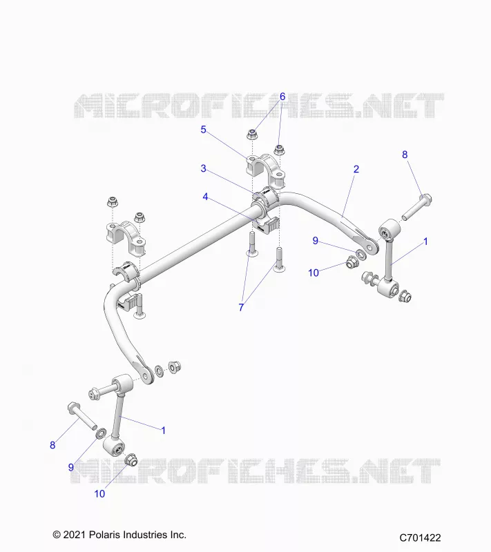 SUSPENSION, REAR BARRE STABILISATRICE