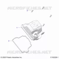 ENGINE, COUVERCLE SOUPAPE