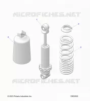 SUSPENSION, AMORTISSEUR AVANT TRACK (7045511)