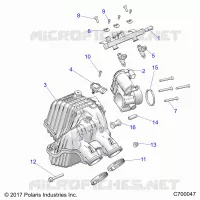 ENGINE, PRISE D'AIR MANIFOLD EVAP