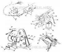 ELECTRICITE/FEU ARRIERE ASSEMBLY SWEDISH 4X4 400L S948140 (4926912691C010)