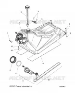 SYSTÈME D'ALIMENTATION, FUEL TANK ASM.