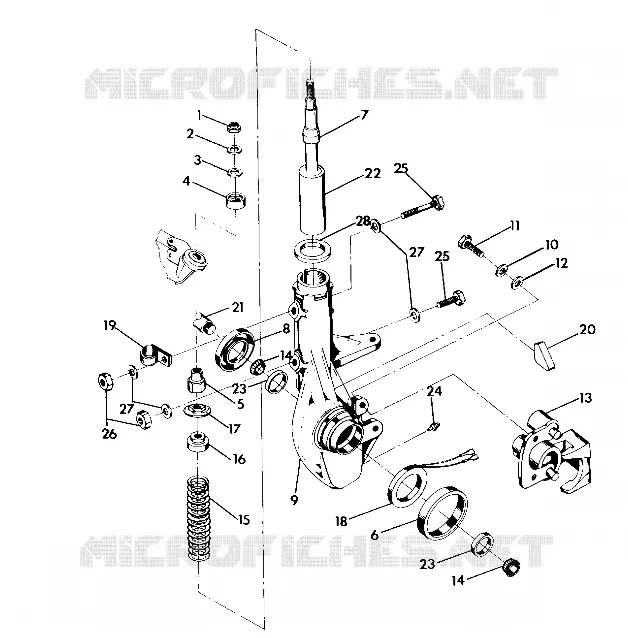 JAMBE DE FORCE AVANT 250 6x6 / W928727 (4922842284012A)