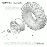 OPT, RG, BLACK, ALUMINUM ROUE AVANTS