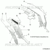 GARDE BOUE ARRIERES AND BEZELS- Z20NAE92AL/AR/BL/BR (C700248-8)