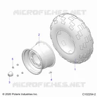 ROUES, REAR TIRE