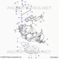 CHASSIS, MAIN FRAME AND SKID PLATE