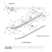 SUSPENSION, FIXATION RAIL