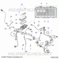 ELECTRICITE, WIRE HARNESS AND FUSES