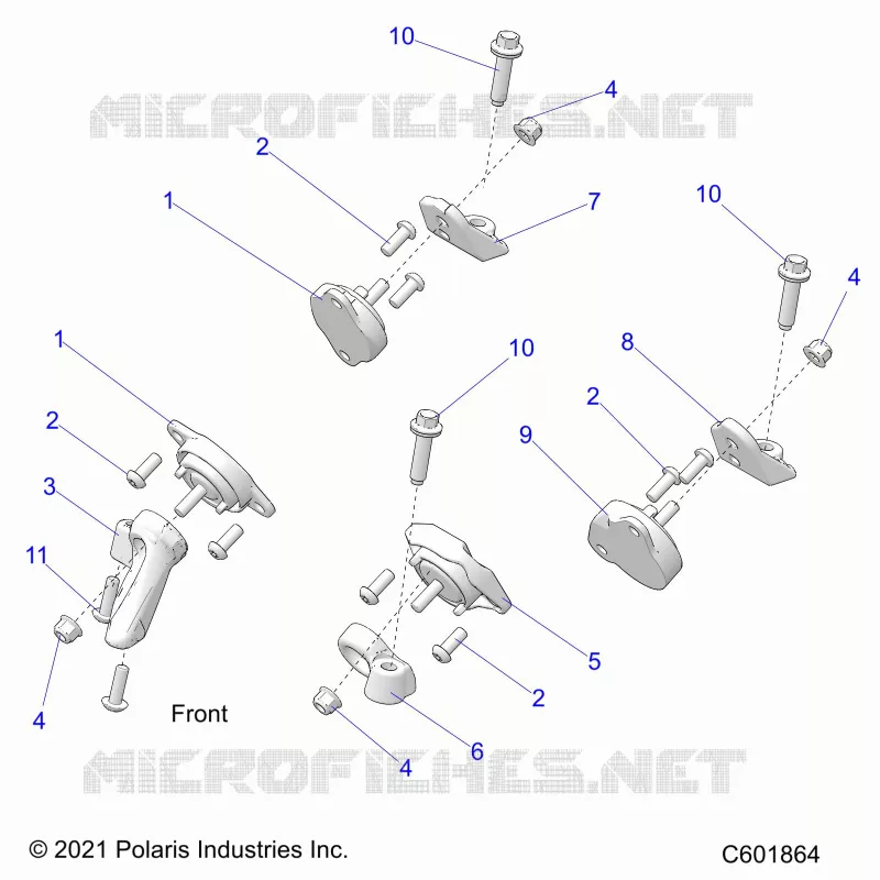 MOTEUR, MOUNTING & LONG BLOCK
