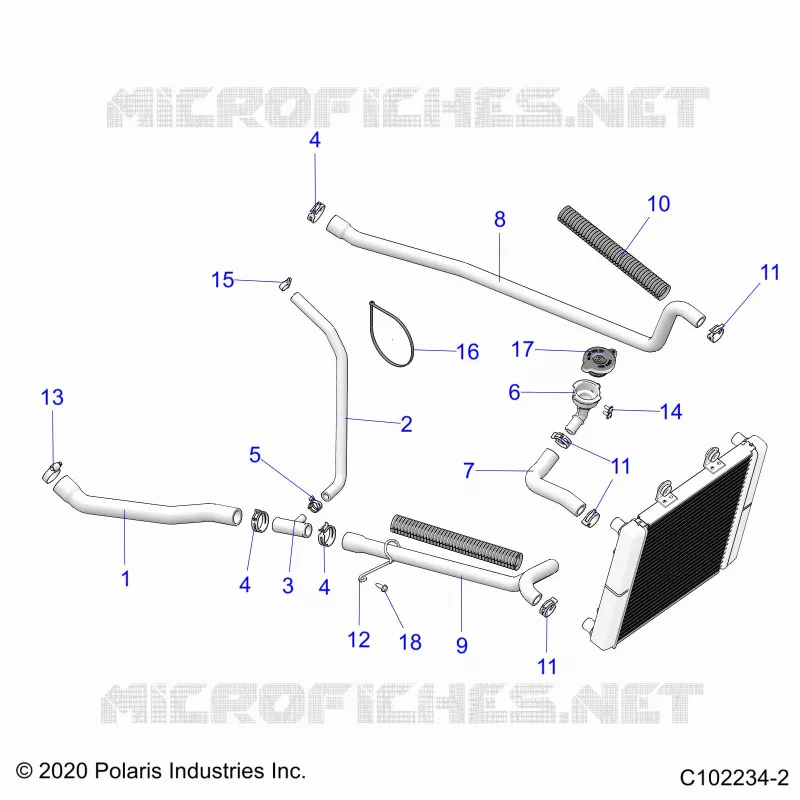 ENGINE, SYSTÃˆME DE REFROIDISSEMENT, HOSES