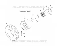 ROUES, FRONT TIRE AND BRAKE DISC