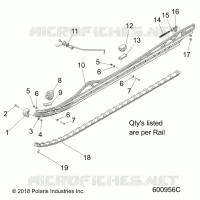 SUSPENSION, FIXATION RAIL