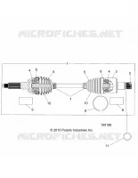 SYSTÈME DE TRANSMISSION, REAR HALF SHAFT (TO 4/25/16)