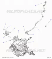 SYSTÃˆME DE TRANSMISSION, MAIN GEARCASE MOUNTING