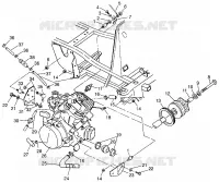 SUPPORT MOTEUR Scrambler W957840 (4927252725A009)