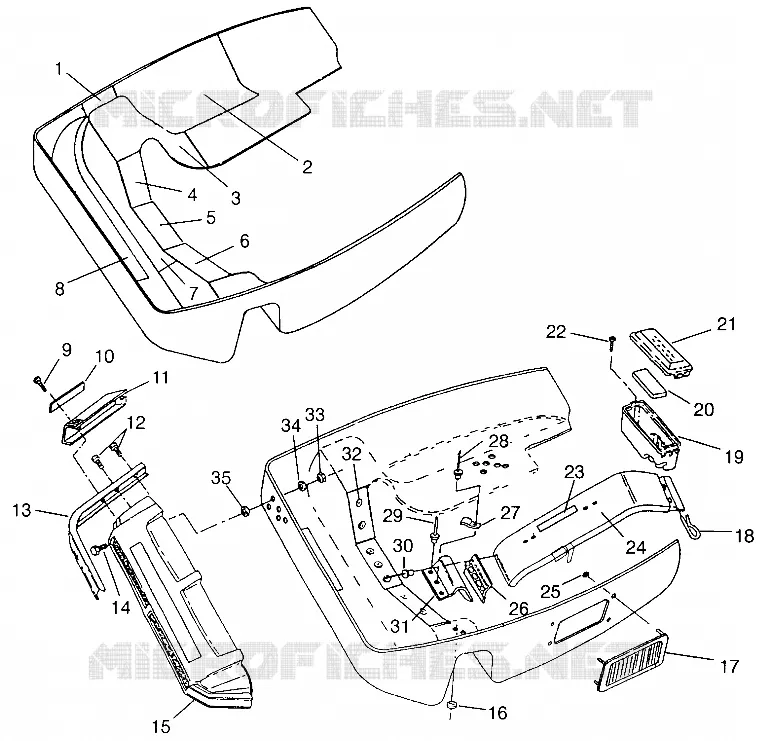 NOSEPAN SPORT 0960443, SPORT TOURING 0960243 and EUROPEAN SPORT TOURING E96 (4932223222A011)