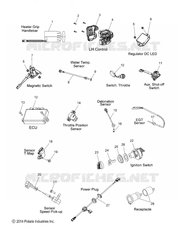 ELECTRICITE, SWITCHES, SENSORS AND COMPONENTS