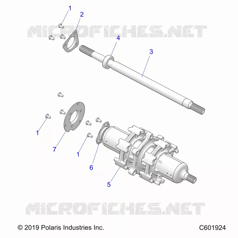 DRIVE TRAIN, JACKSHAFT AND ARBRE DE TRANSMISSION