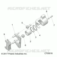FREIN ARRIERE CALIPER
