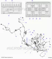 ELECTRICITE, WIRE HARNESS, CHASSIS