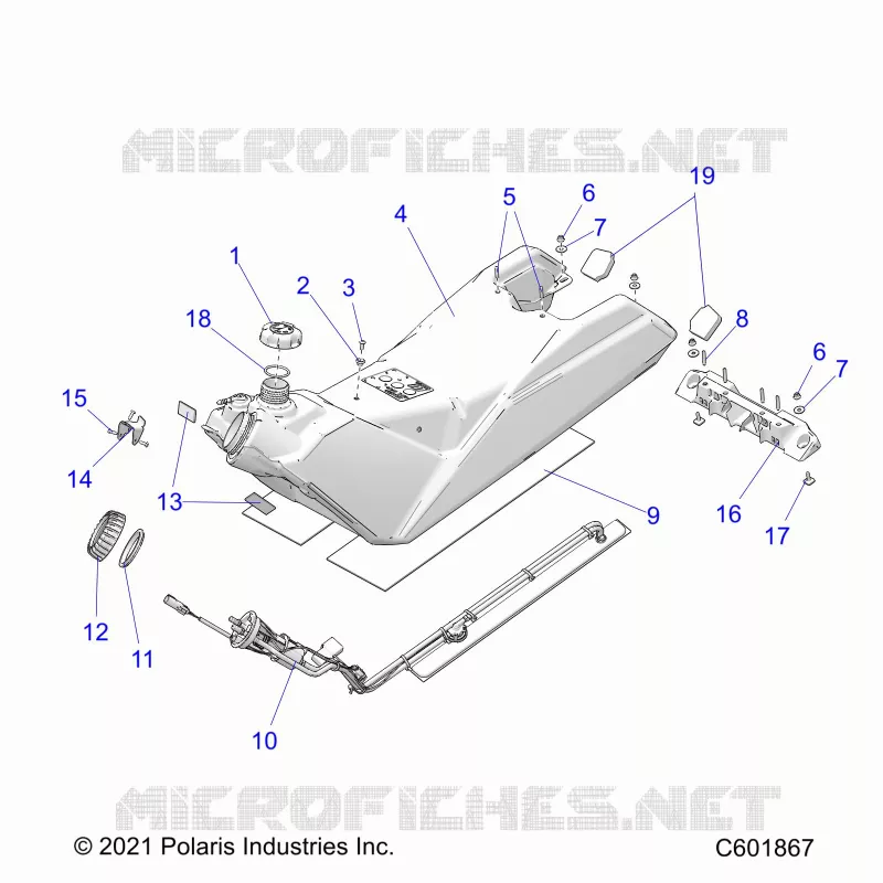 SYSTÃˆME D'ALIMENTATION, FUEL TANK ASM.