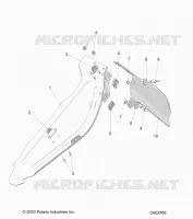 CHASSIS, PROTECTION D'EMBRAYAGE ASM. AND SHIELD