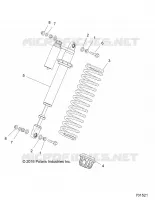 SUSPENSION, AMORTISSEUR AVANT MOUNTING