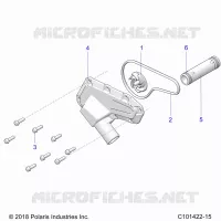 MOTEUR, WATERPUMP IMPELLER AND COVER