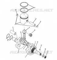 VILEBREQUIN/PISTON ASSEMBLY 6X6 (4919811981044A)