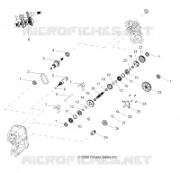 SYSTÈME DE TRANSMISSION, PONT PRINCIPAL INTERNALS
