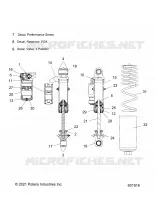 SUSPENSION, AMORTISSEUR AVANT TRACK (7045863)