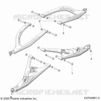 SUSPENSION AVANT CONTROL ARMS MOUNTING