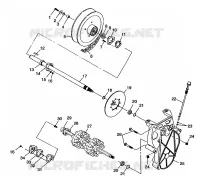 SYSTÈME DE TRANSMISSION 600 XC 0981758 (4944194419B010)