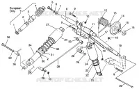 BRAS DE SUSPENSION ARRIERE ULTRA TOURING 0975378 AND EUROPEAN ULTRA TOURING E975378 (4938133813C004)