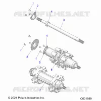 DRIVE TRAIN, JACKSHAFT AND ARBRE DE TRANSMISSION