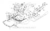 CARROSSERIE AVANT  500 EFI 0952774, EFI SKS 0952574,   EFI SKS PT 0952974, a (4929052905A012)