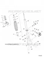 SUSPENSION, JAMBE DE FORCE AVANT