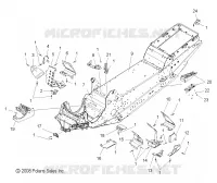 CHASSIS, REPOSE PIED, DRIVER AND PASSENGER