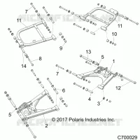 SUSPENSION ARRIERE CONTROL ARMS