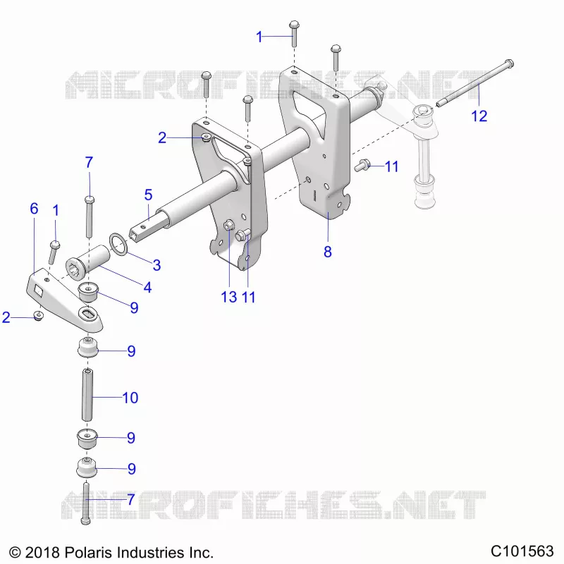SUSPENSION, BARRE DE TORSION