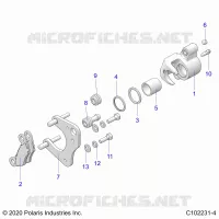 FREIN AVANT CALIPER