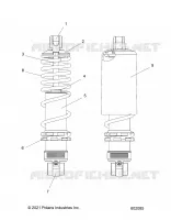 SUSPENSION, AMORTISSEUR AVANT TRACK